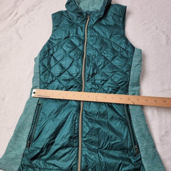 Lululemon Women's Forage Teal Down For A Run Slim Full-Zip Puffer Vest Size 6 - Picture 6 of 7